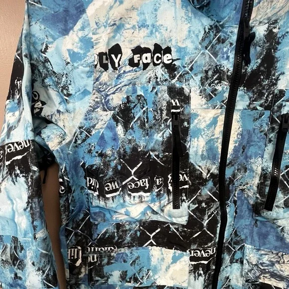 The North Face Printed Dragline Ski Snowboard Waterproof Jacket Small MSRP $435 - Picture 4 of 14